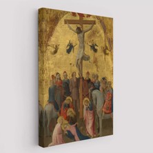 Fra Angelico Çarmıha Geriliş Tablosu, Çaucifixion Jesus Christ -6396