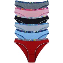 Tutku Caroline 6 Lı Bayan Pamuk Penye Bikini Külot