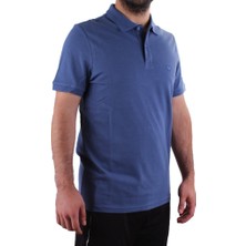 Twister 2341 Indigo Günlük Kısa Kol Normal Kesim Pamuklu Polo Yaka Erkek Tişört
