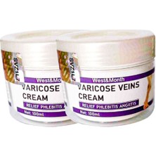 Rubby West & Month Varicose Vein Defense Cream 100 ml x 2 Adet