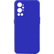 One Plus 9 Pro Kılıf Hzrv Biye Silikon-Mavi
