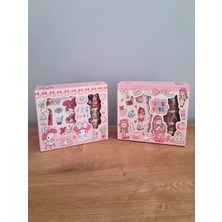 Munıs - Anime Karakterli ve Kuromi-My Melody Sticker + Bant Mega Hediye Seti – 2’li Özel Kutu