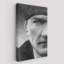 Mustafa Kemal Atatürk Siyah Beyaz TABLOSU-6303