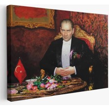Keskin Bakışlı Atatürk TABLOSU-6553