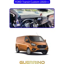 Ford Transit Custom 2020+TORPİDO Koruma Halısı Mavi Kenar
