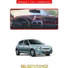 Renault Clio 2 Aırbagsıztorpido Koruma Halısı Kırmızı Kenar