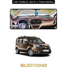 Fıat Doblo 2015+ Tam Kapalıtorpido Koruma Halısı Siyah Kenar