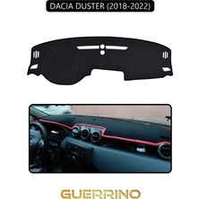 Dacıa Duster 2018-2022TORPİDO Koruma Halısı Siyah Kenar