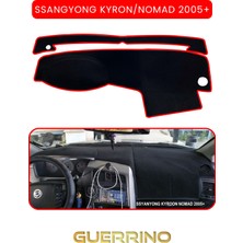 Ssangyong Kyron / Nomad (2005+) ;torpido Koruma Halısı Kırmızı Kenar