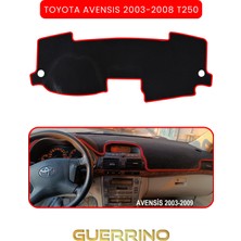Toyota Avensis (2003-2008) T250TORPİDO Koruma Halısı Kırmızı Kenar