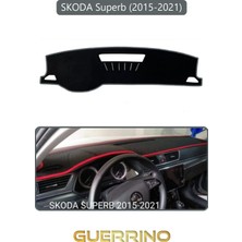 Skoda Superb (2015-2021)TORPİDO Koruma Halısı Gri Kenar