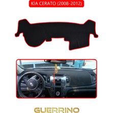 Kia Cerato 2008-2012TORPİDO Koruma Halısı Kırmızı Kenar