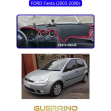 Ford Fiesta (2003-2008)TORPİDO Koruma Halısı Mavi Kenar
