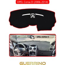 Opel Corsa D (2006-2014)TORPİDO Koruma Halısı Kırmızı Kenar