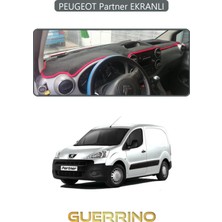 Peugeot Partner Ekranlıtorpido Koruma Halısı Gri Kenar