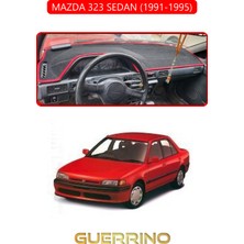 Mazda 323 Sedan 1991-1995TORPİDO Koruma Halısı Kırmızı Kenar