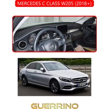 Mercedes C Class W205 2018+TORPİDO Koruma Halısı Kırmızı Kenar