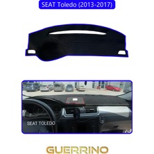 Seat Toledo (2013-2017)TORPİDO Koruma Halısı Mavi Kenar