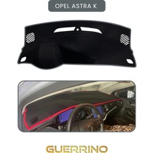 Opel Astra K Torpido Koruma Halısı Gri Kenar