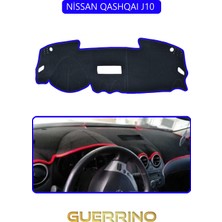 Nissan Qashqaı J10 Torpido Koruma Halısı Mavi Kenar