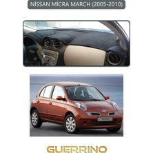 Nissan Micra March 2005-2010TORPİDO Koruma Halısı Gri Kenar