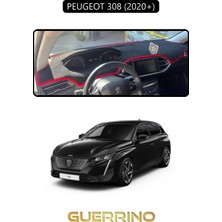 Peugeot 308 (2020+)TORPİDO Koruma Halısı Siyah Kenar
