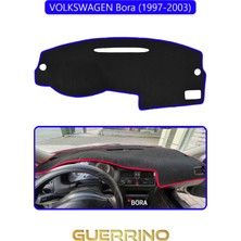 Volkswagen Bora (1997-2003) Torpido Koruma Halısı Mavi Kenar