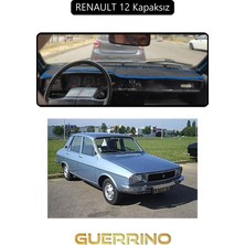 Renault 12 - Toros   Kapaksıztorpido Koruma Halısı Siyah Kenar