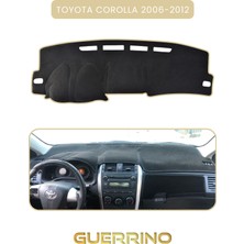 Toyota Corolla (2006-2012) Torpido Koruma Halısı Bej Kenar