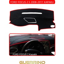 Ford Focus 2,5 (2008-2011) Kapaklıtorpido Koruma Halısı Kırmızı Kenar