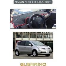 Nissan Note E11 2005-2009TORPİDO Koruma Halısı Gri Kenar