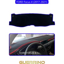Ford Focus 4 (2017-2021)TORPİDO Koruma Halısı Mavi Kenar