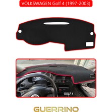 Volkswagen Golf 4 (1997-2003) Torpido Koruma Halısı Kırmızı Kenar
