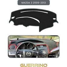 Mazda 3 2009-2013TORPİDO Koruma Halısı Gri Kenar