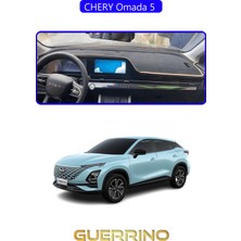 Chery Omada 5 Torpido Koruma Halısı Mavi Kenar
