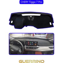 Chery Tiggo 7 Pro Torpido Koruma Halısı Mavi Kenar