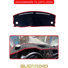 Volkswagen T6 (2015-2020)TORPİDO Koruma Halısı Kırmızı Kenar