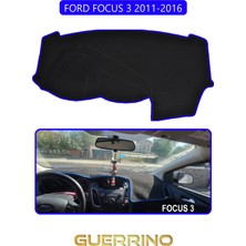 Ford Focus 3 (2011-2016)TORPİDO Koruma Halısı Mavi Kenar