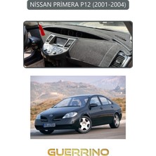 Nissan Primera P12 2001-2004TORPİDO Koruma Halısı Gri Kenar