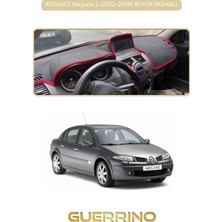 Renault Megane 2 (2002–2009) Buyuk Ekranlıtorpido Koruma Halısı Bej Kenar