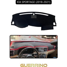 Kia Sportage 2018-2021TORPİDO Koruma Halısı Siyah Kenar