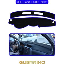 Opel Corsa C (2001-2011)TORPİDO Koruma Halısı Mavi Kenar