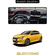 Peugeot 208 (2019+)TORPİDO Koruma Halısı Siyah Kenar