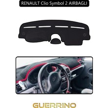 Renault Clio Symbol 2 Aırbaglıtorpido Koruma Halısı Siyah Kenar