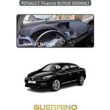 Renault Fluence Buyuk Ekranlıtorpido Koruma Halısı Gri Kenar