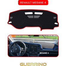 Renault Megane 4 Torpido Koruma Halısı Kırmızı Kenar