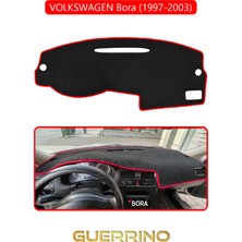 Volkswagen Bora (1997-2003) Torpido Koruma Halısı Kırmızı Kenar