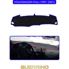 Volkswagen Polo (1997-2001)TORPİDO Koruma Halısı Mavi Kenar