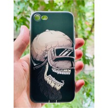 iPhone 7 / 8 / Se 2020  Kılıf Kurukafa Desenli Baskılı Silikon