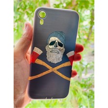 iPhone Xr Uyumlu Kılıf Baltacı Desenli Baskılı Silikon
